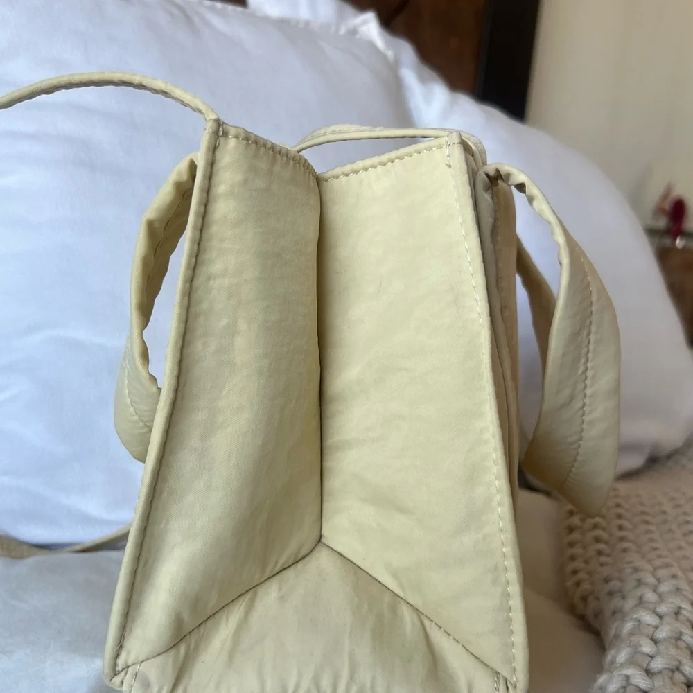 Mango Cream Canvas Tote Bag with Sturdy Handles - Picture 2 of 4